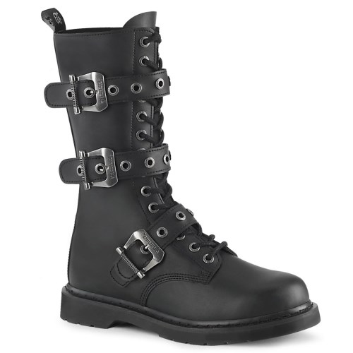 Botas Hasta La Rodilla Demonia Bolt-330 Vegan Cuero Mujer Negros | MX-0-GSI