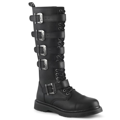 Botas Hasta La Rodilla Demonia Bolt-425 Vegan Cuero Mujer Negros | MX-7-QEH