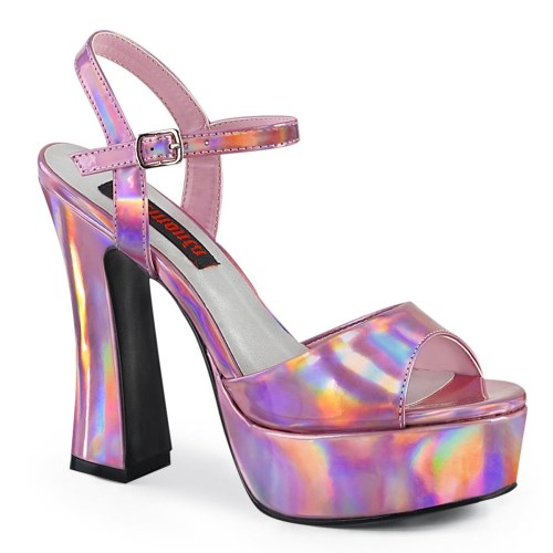 Sandalias Demonia Dolly-09 Hologram Mujer Rosas | MX-9-LFW