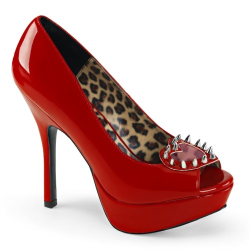 Zapatos De Tacon Demonia Pixie-17 Mujer Rojos | MX-5-DYZ