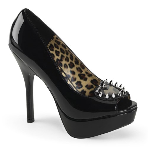 Zapatos De Tacon Demonia Pixie-17 Mujer Negros | MX-9-NCQ