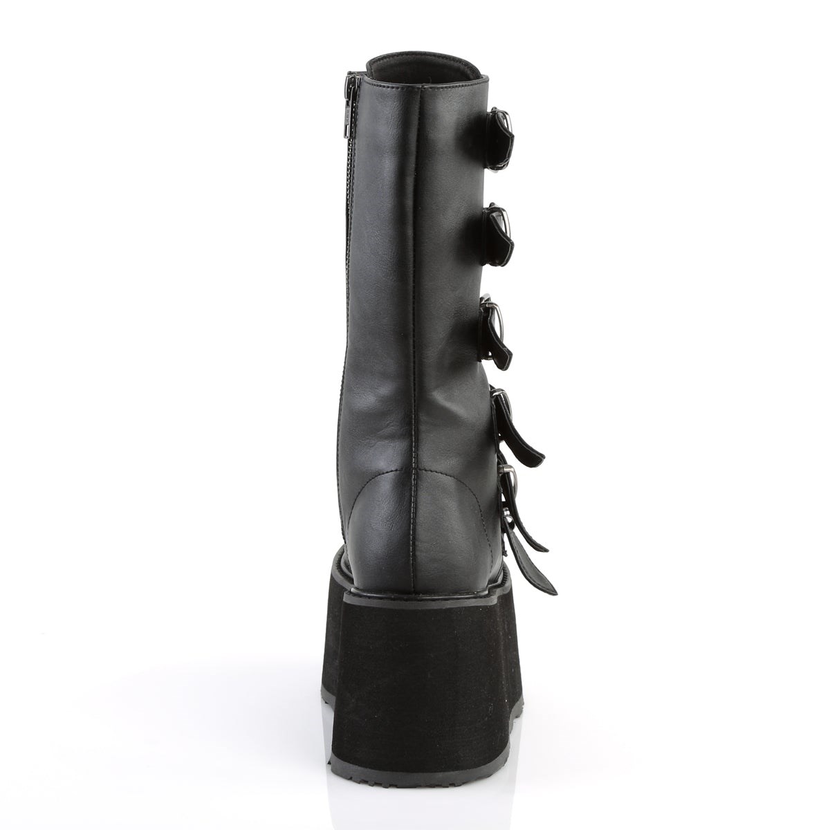 Botas Hasta La Rodilla Demonia Damned-225 Vegan Cuero Mujer Negros | MX-9-DCS