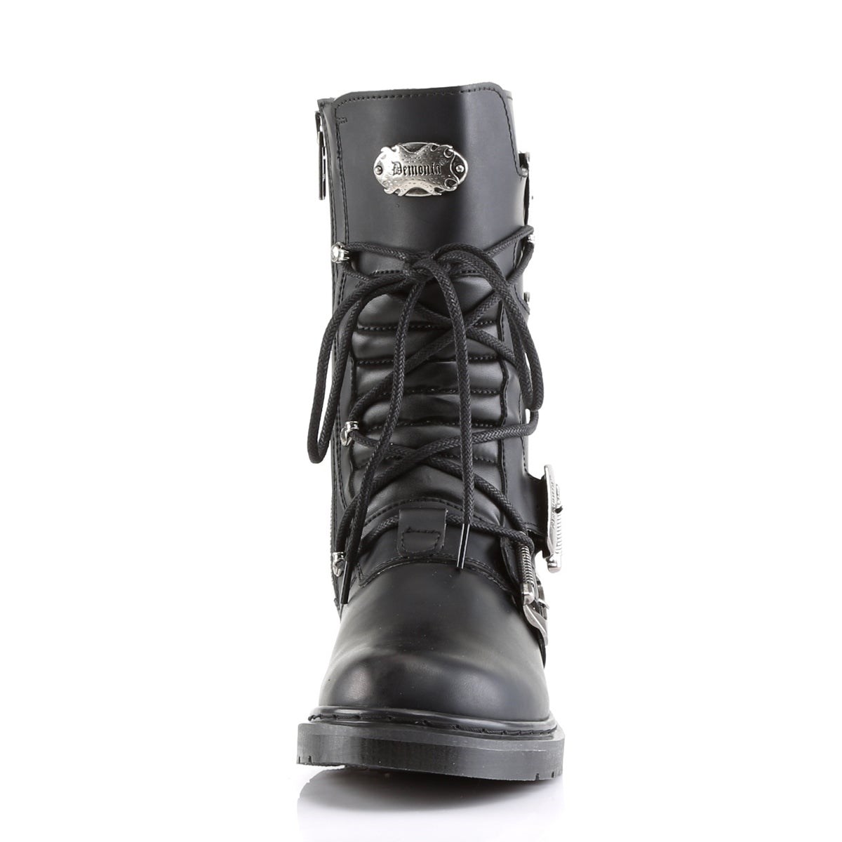 Botas Hasta La Rodilla Demonia Defiant-306 Vegan Cuero Hombre Negros | MX-9-JXR