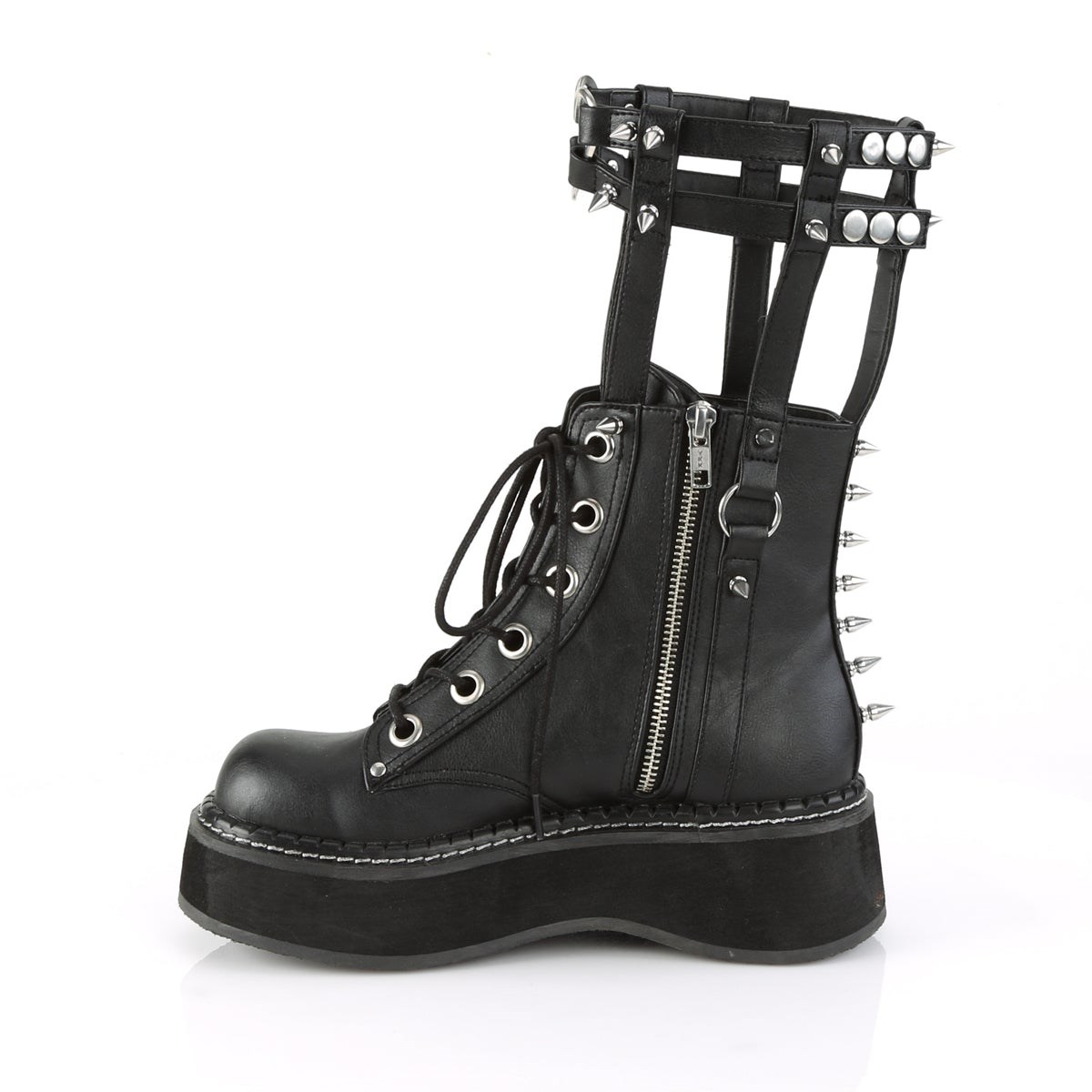 Botas Hasta La Rodilla Demonia Emily-357 Vegan Cuero Mujer Negros | MX-0-PMD