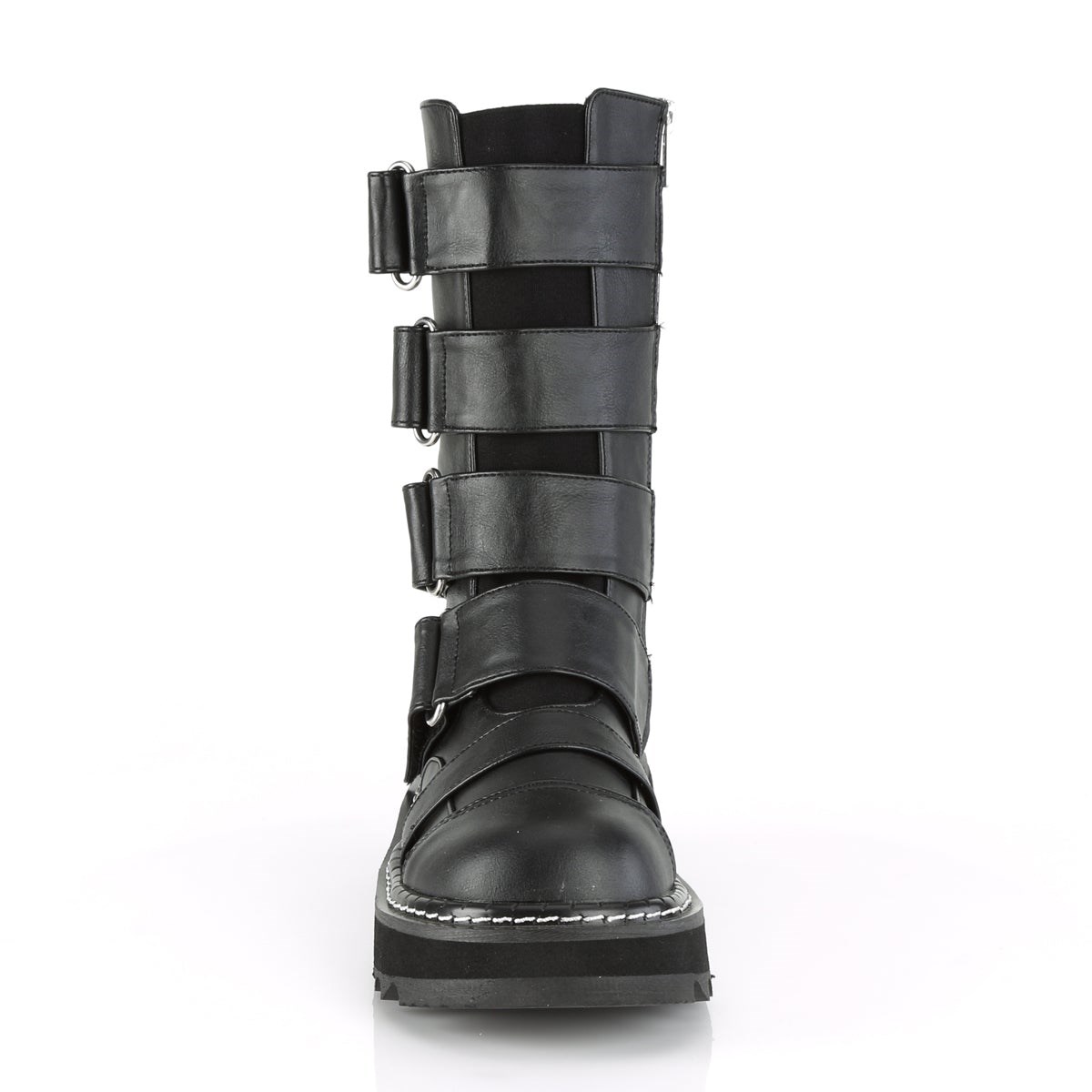 Botas Hasta La Rodilla Demonia Lilith-211 Vegan Cuero Mujer Negros | MX-0-BLI