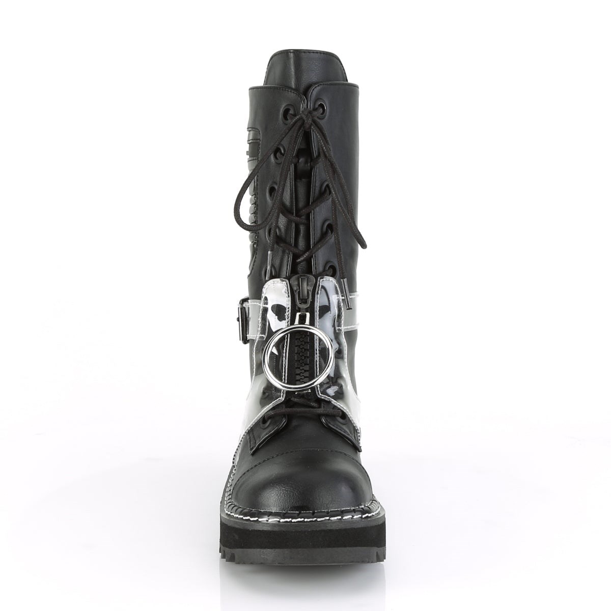 Botas Hasta La Rodilla Demonia Lilith-271 Vegan Cuero Mujer Negros | MX-7-UBM