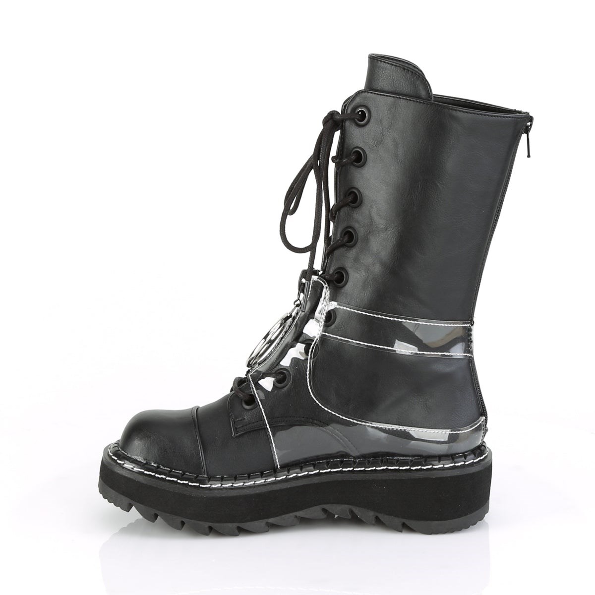 Botas Hasta La Rodilla Demonia Lilith-271 Vegan Cuero Mujer Negros | MX-7-UBM