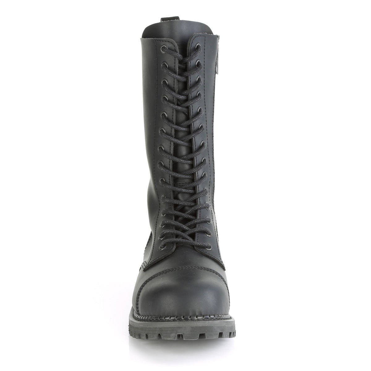 Botas Hasta La Rodilla Demonia Riot-14 Vegan Cuero Hombre Negros | MX-6-HZN