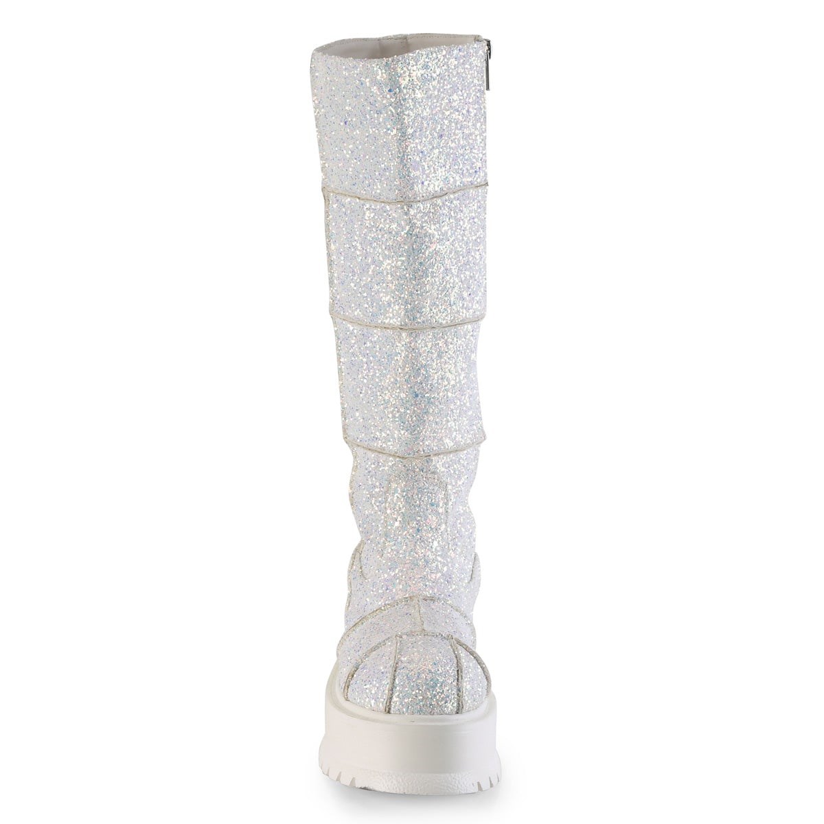 Botas Hasta La Rodilla Demonia Slacker-230 Glitter Mujer Blancos Multicolor | MX-9-DWC