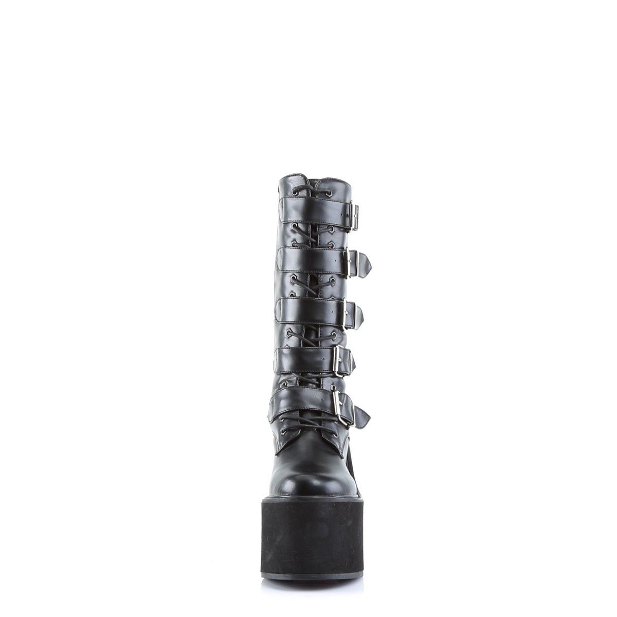 Botas Hasta La Rodilla Demonia Swing-220 Vegan Cuero Mujer Negros | MX-0-YTC