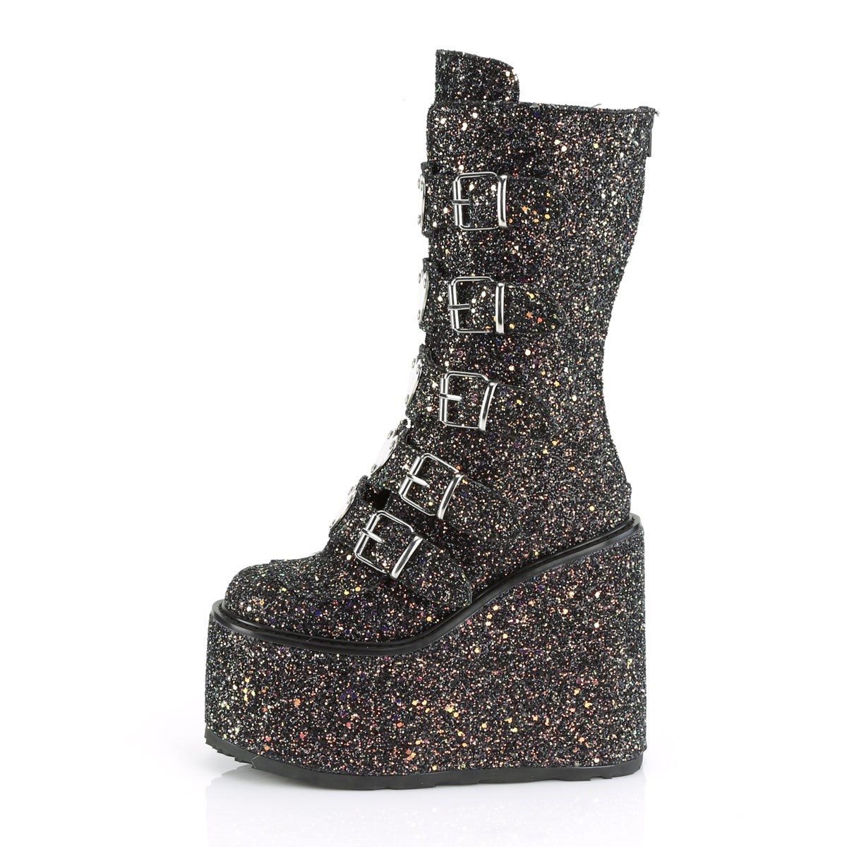 Botas Hasta La Rodilla Demonia Swing-230G Glitter Mujer Multicolor | MX-2-JVL