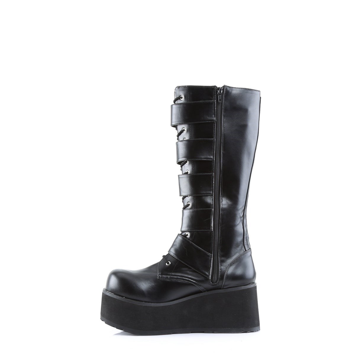 Botas Hasta La Rodilla Demonia Trashville-518 Vegan Cuero Mujer Negros | MX-2-NTI