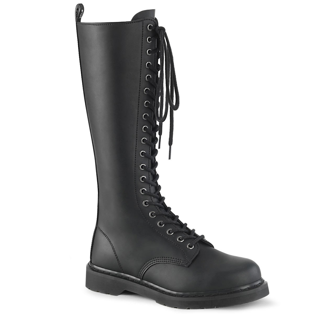 Botas de combate Demonia Bolt-400 Vegan Cuero Mujer Negros | MX-4-AES