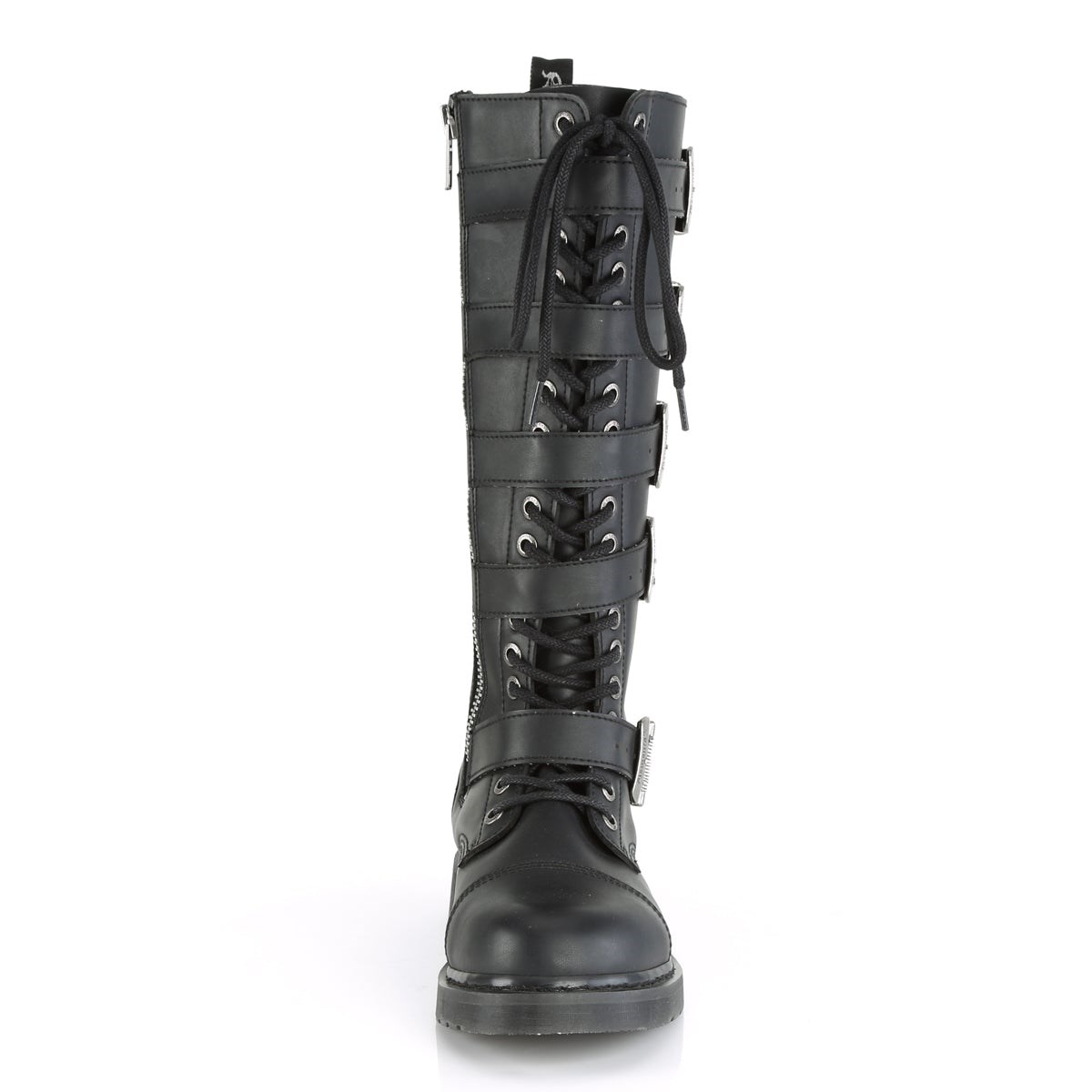 Botas de combate Demonia Bolt-425 Vegan Cuero Hombre Negros | MX-0-GNC