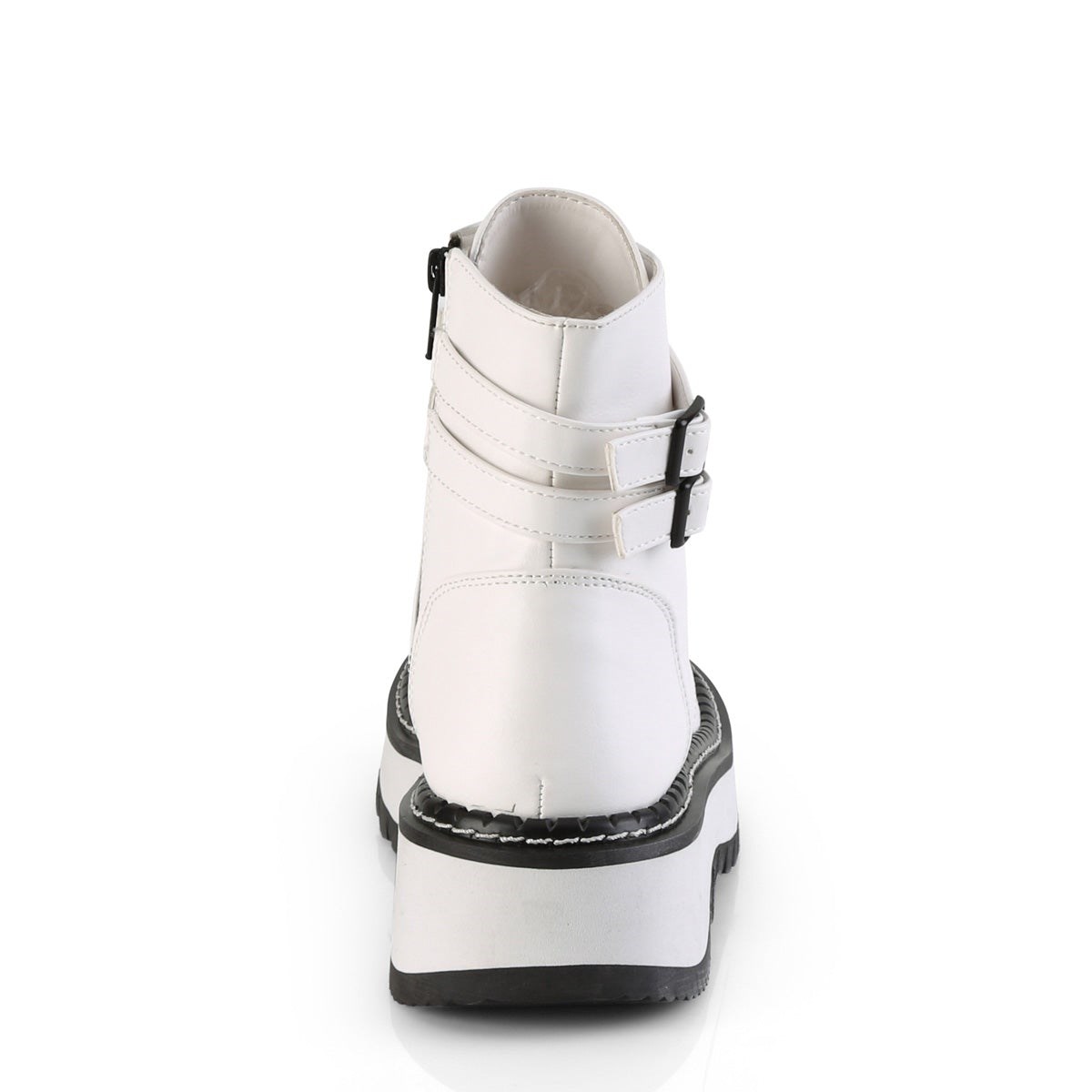 Botines Demonia Lilith-152 Vegan Cuero Mujer Blancos | MX-0-INT