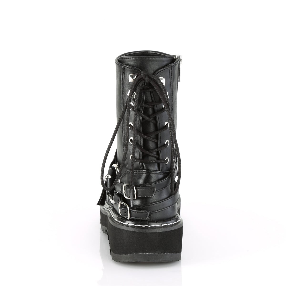 Botines Demonia Lilith-210 Vegan Cuero Mujer Negros | MX-3-WNE