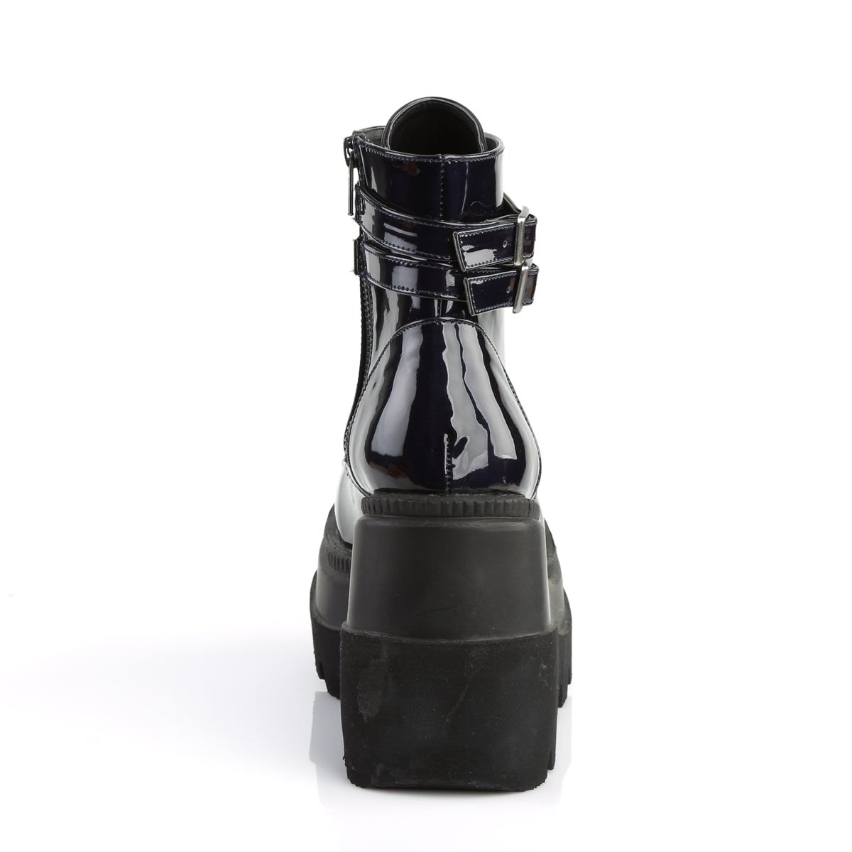 Botines Demonia Shaker-52 Hologram Mujer Negros | MX-2-BOS