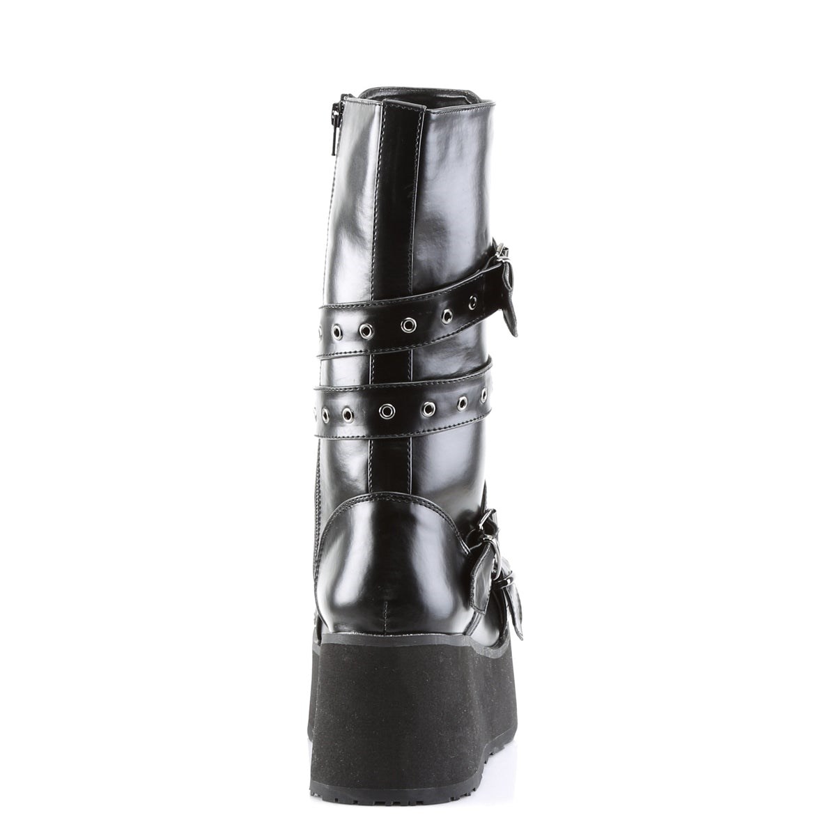 Botines Demonia Trashville-205 Vegan Cuero Hombre Negros | MX-9-SMB