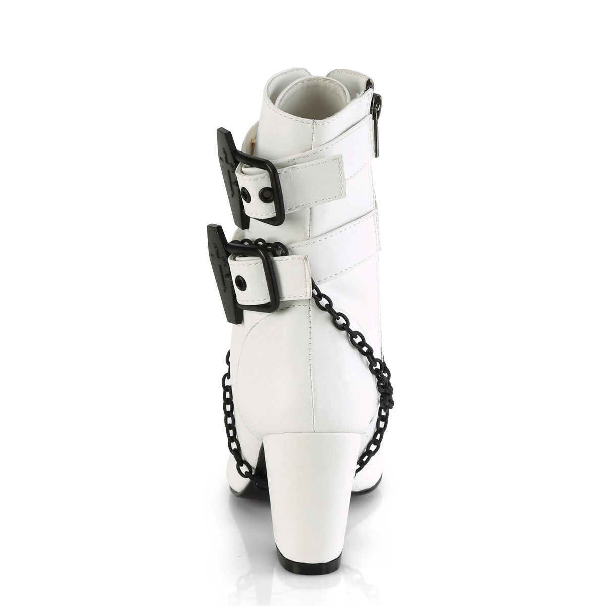 Botines Demonia Vivika-128 Vegan Cuero Mujer Blancos | MX-8-NTQ