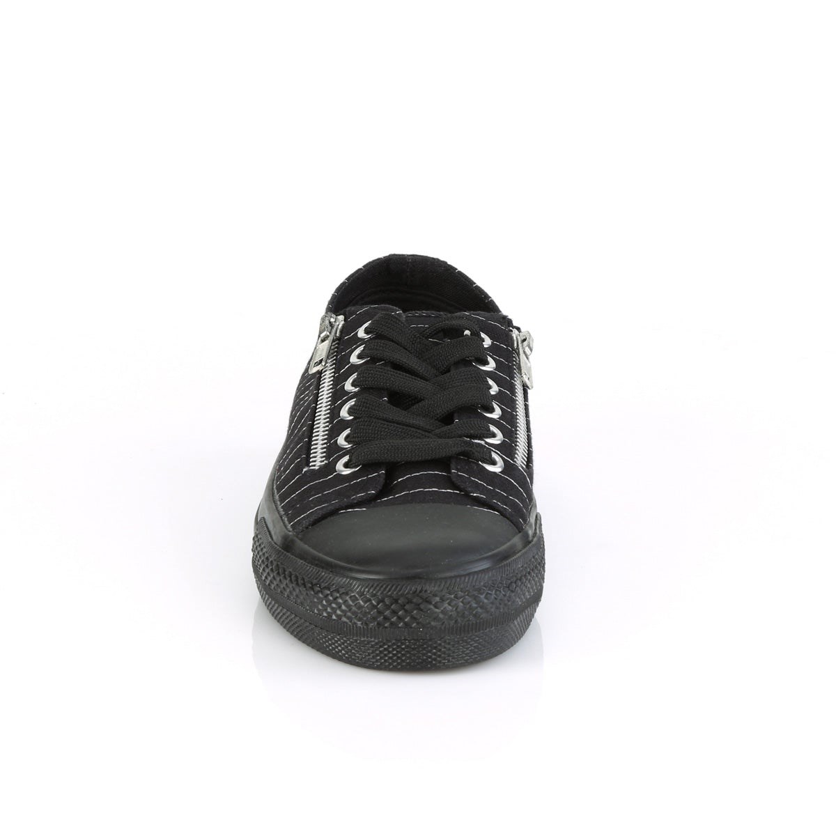 Tenis Demonia Deviant-06 Lona Pinstripes Hombre Negros | MX-6-MXZ