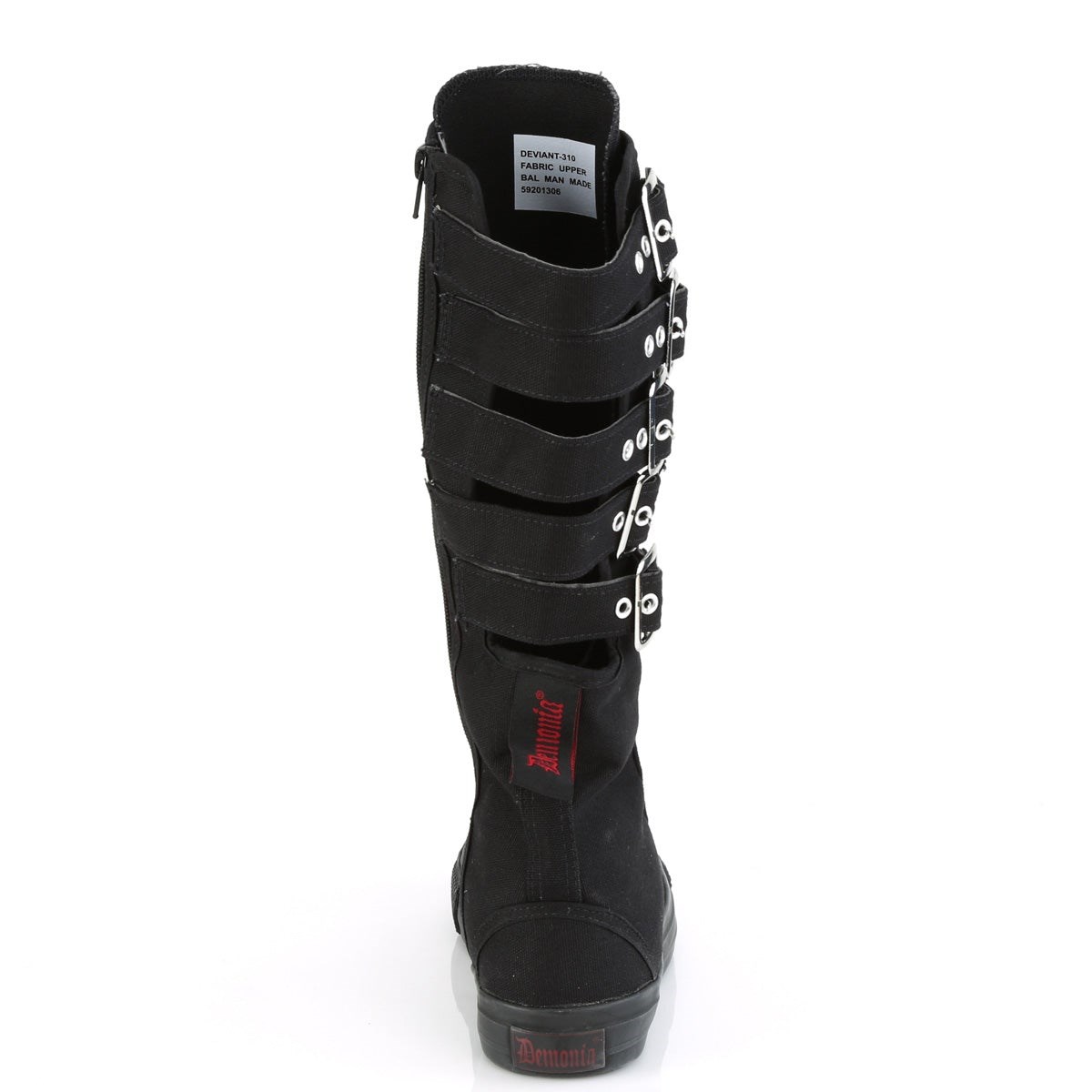 Tenis Demonia Deviant-310 Lona Hombre Negros | MX-6-SDX