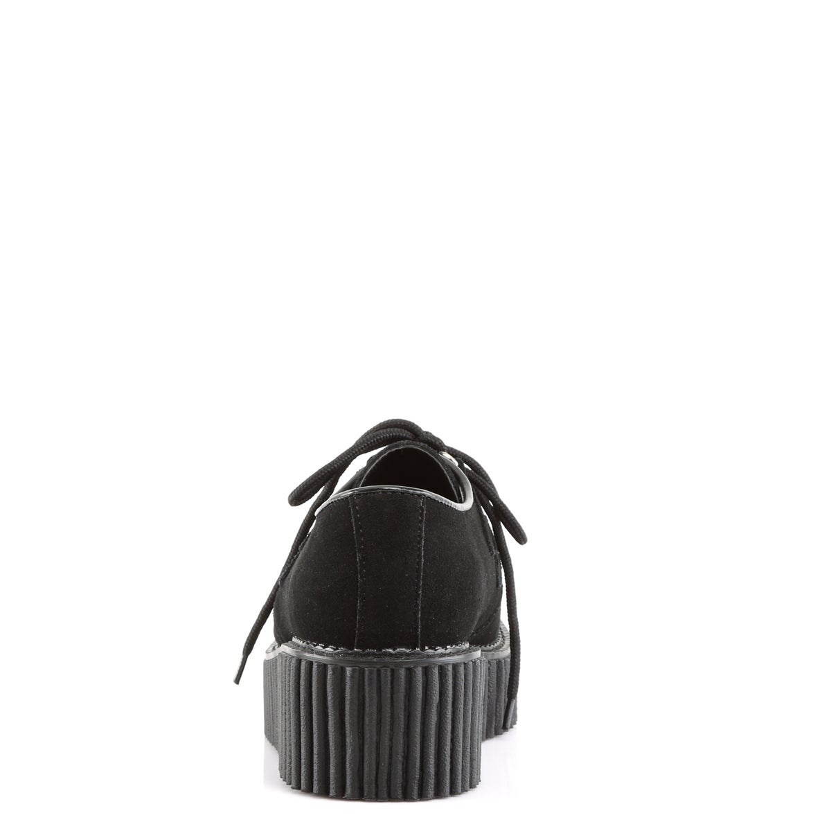 Zapatos Creepers Demonia Creeper-101 Gamuza Mujer Negros | MX-3-JKF