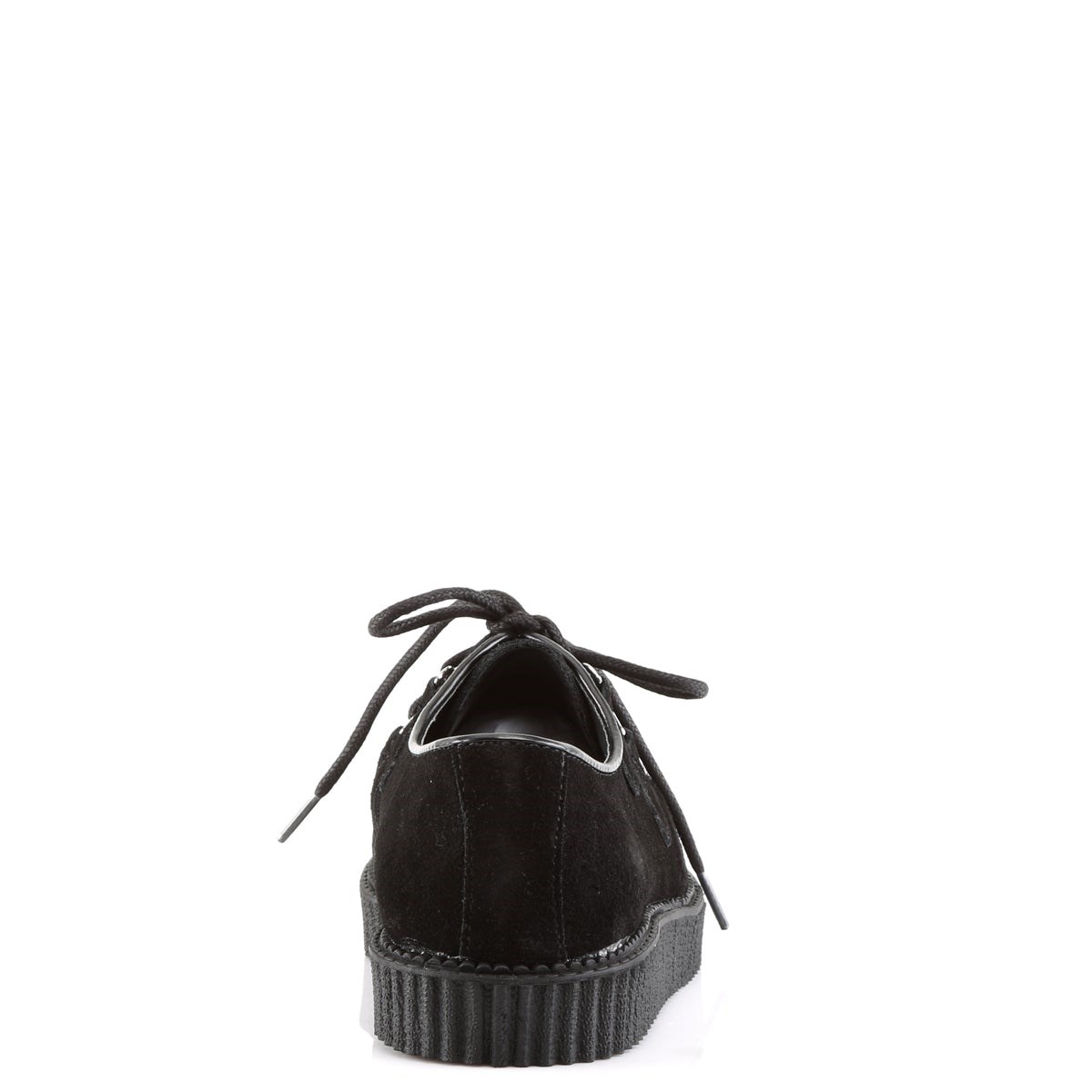 Zapatos Creepers Demonia Creeper-602S Gamuza Mujer Negros | MX-0-YAX