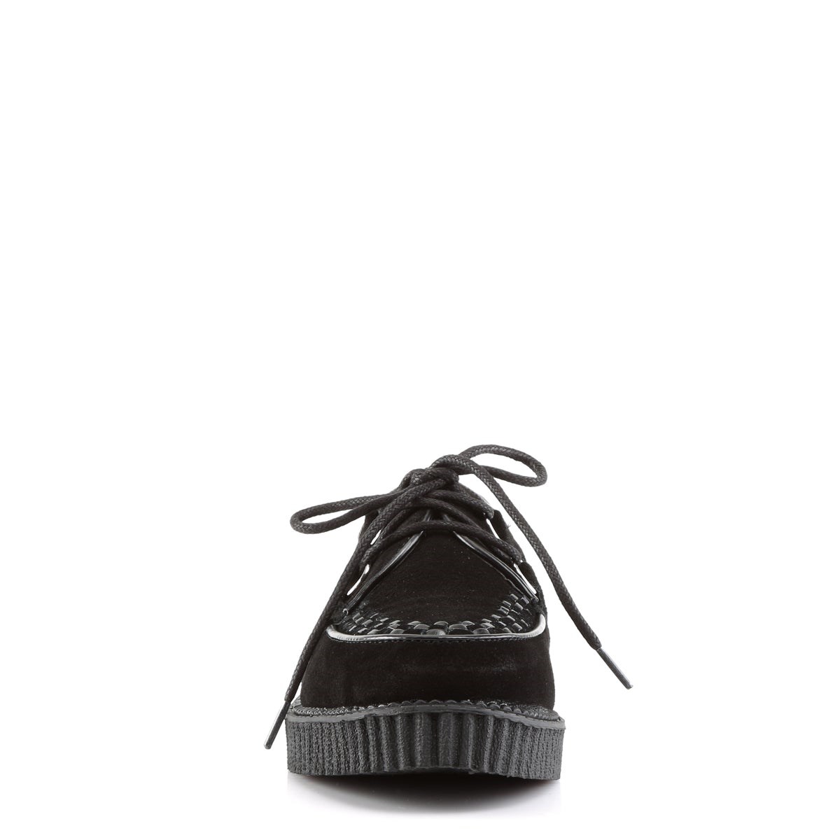 Zapatos Creepers Demonia Creeper-602S Gamuza Hombre Negros | MX-2-NTQ