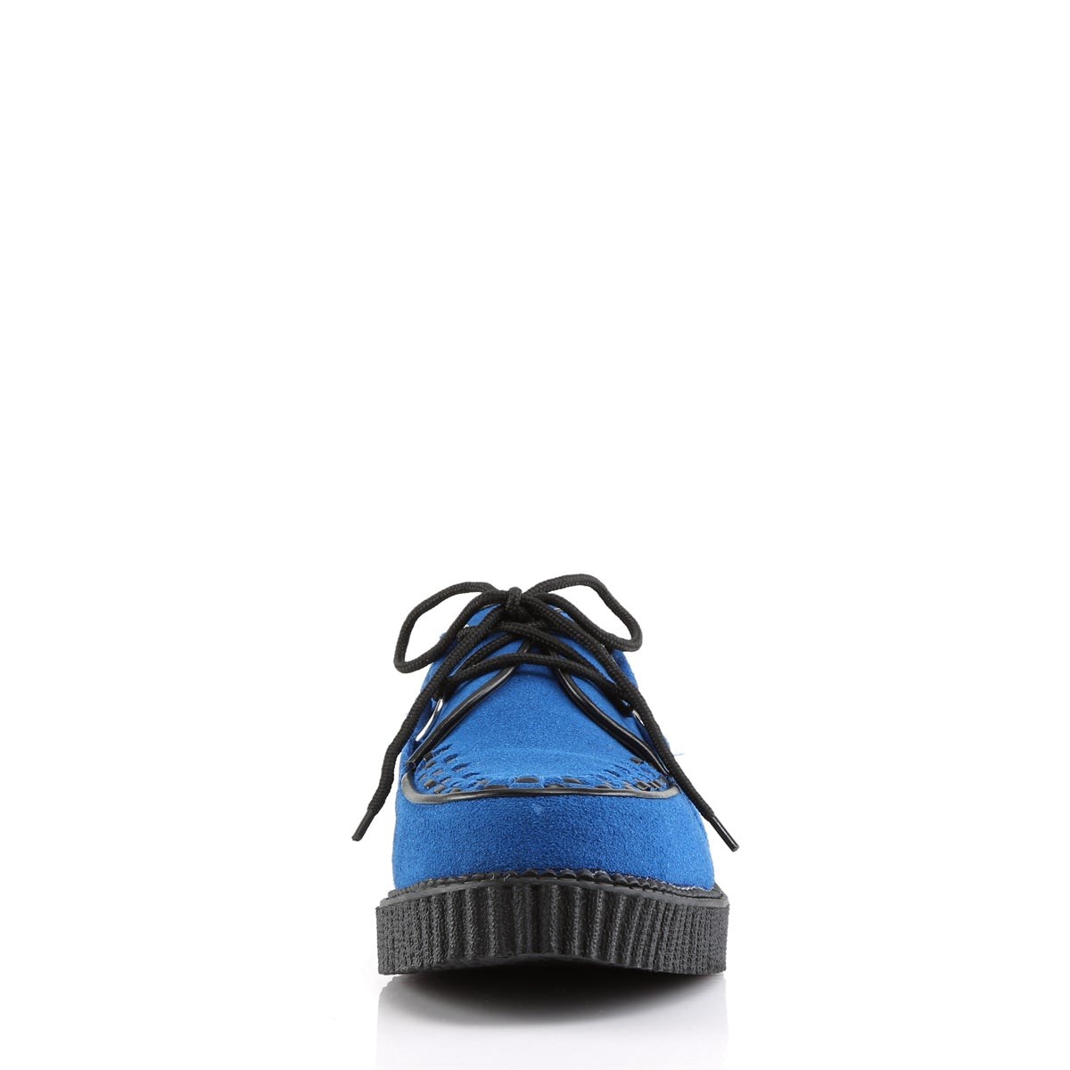 Zapatos Creepers Demonia Creeper-602S Gamuza Hombre Azules | MX-4-EHK