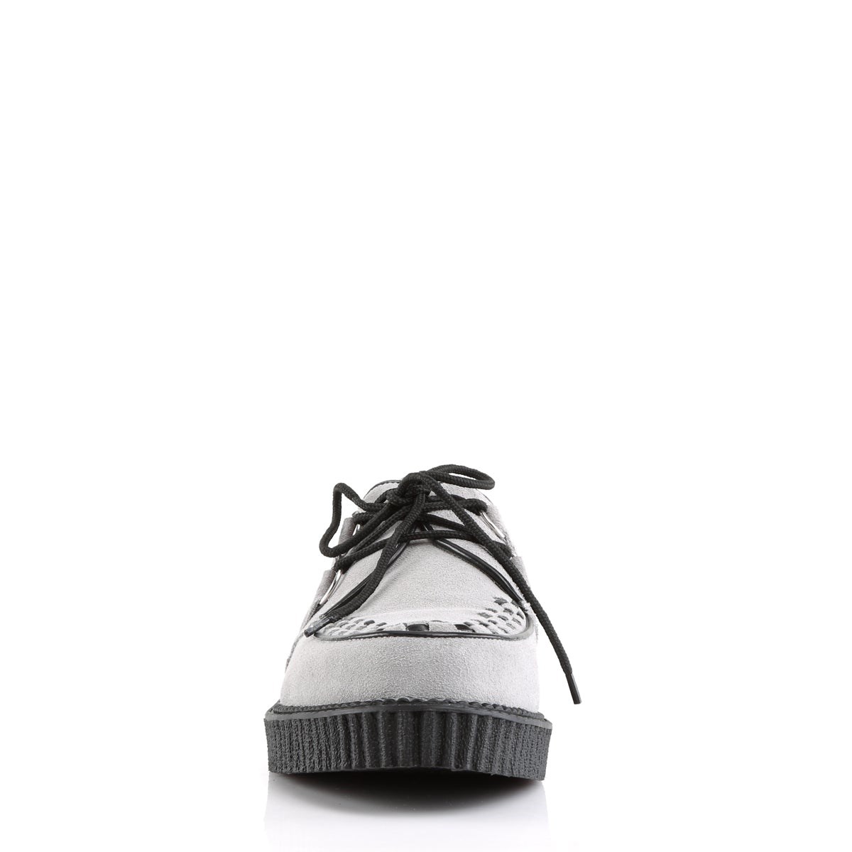 Zapatos Creepers Demonia Creeper-602S Gamuza Hombre Grises | MX-7-YBT