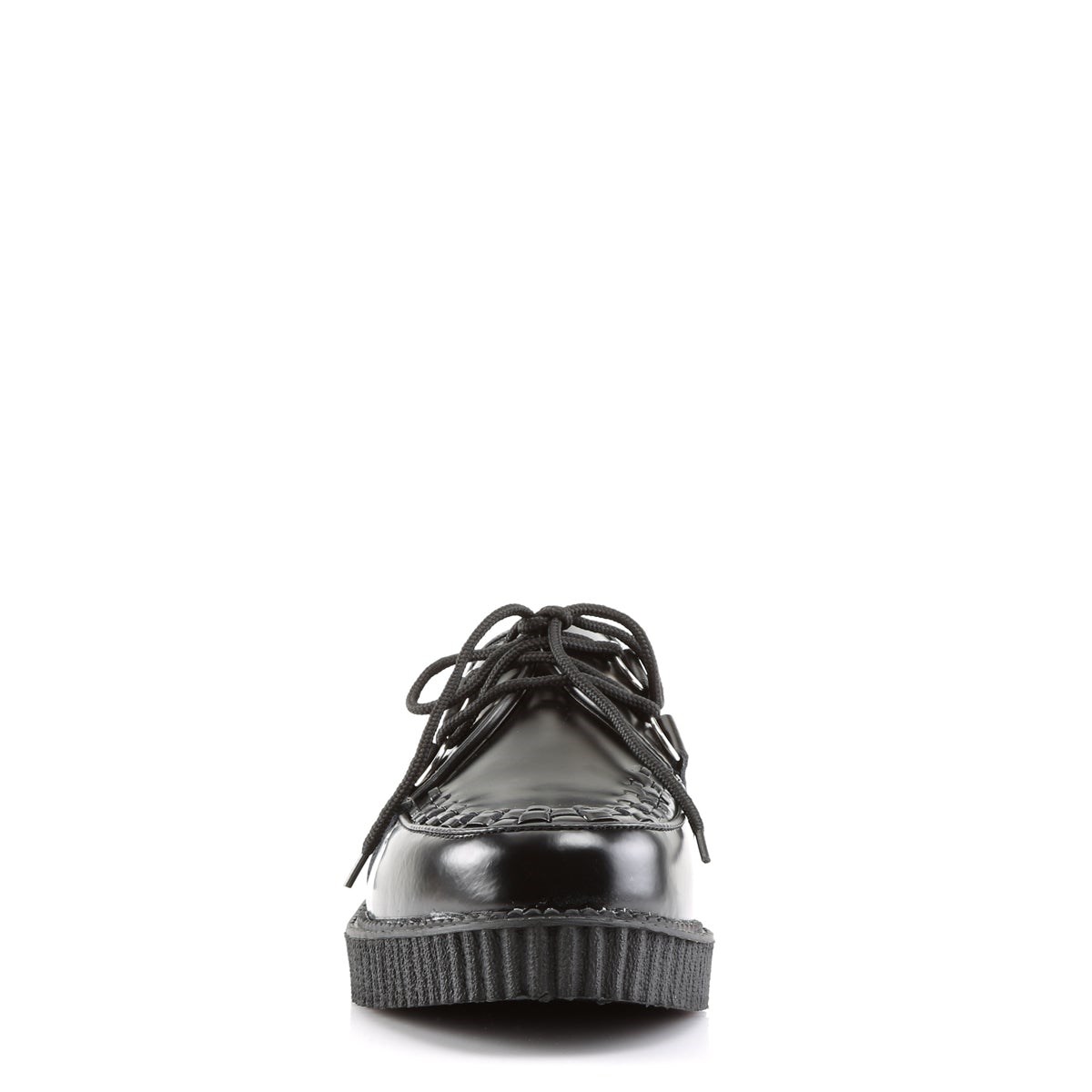 Zapatos Creepers Demonia Creeper-602 Cuero Mujer Negros | MX-1-QYK