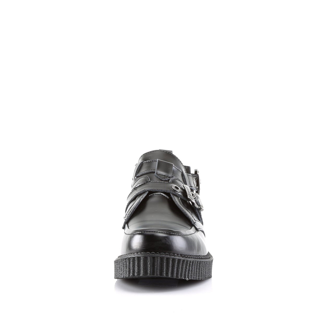 Zapatos Creepers Demonia Creeper-615 Cuero Mujer Negros | MX-6-YNI