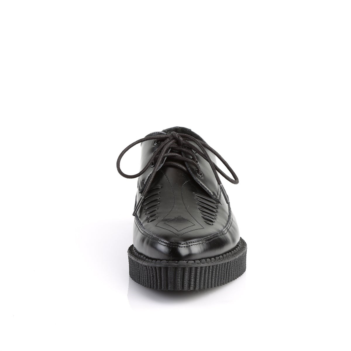 Zapatos Creepers Demonia Creeper-712 Cuero Mujer Negros | MX-9-OXP