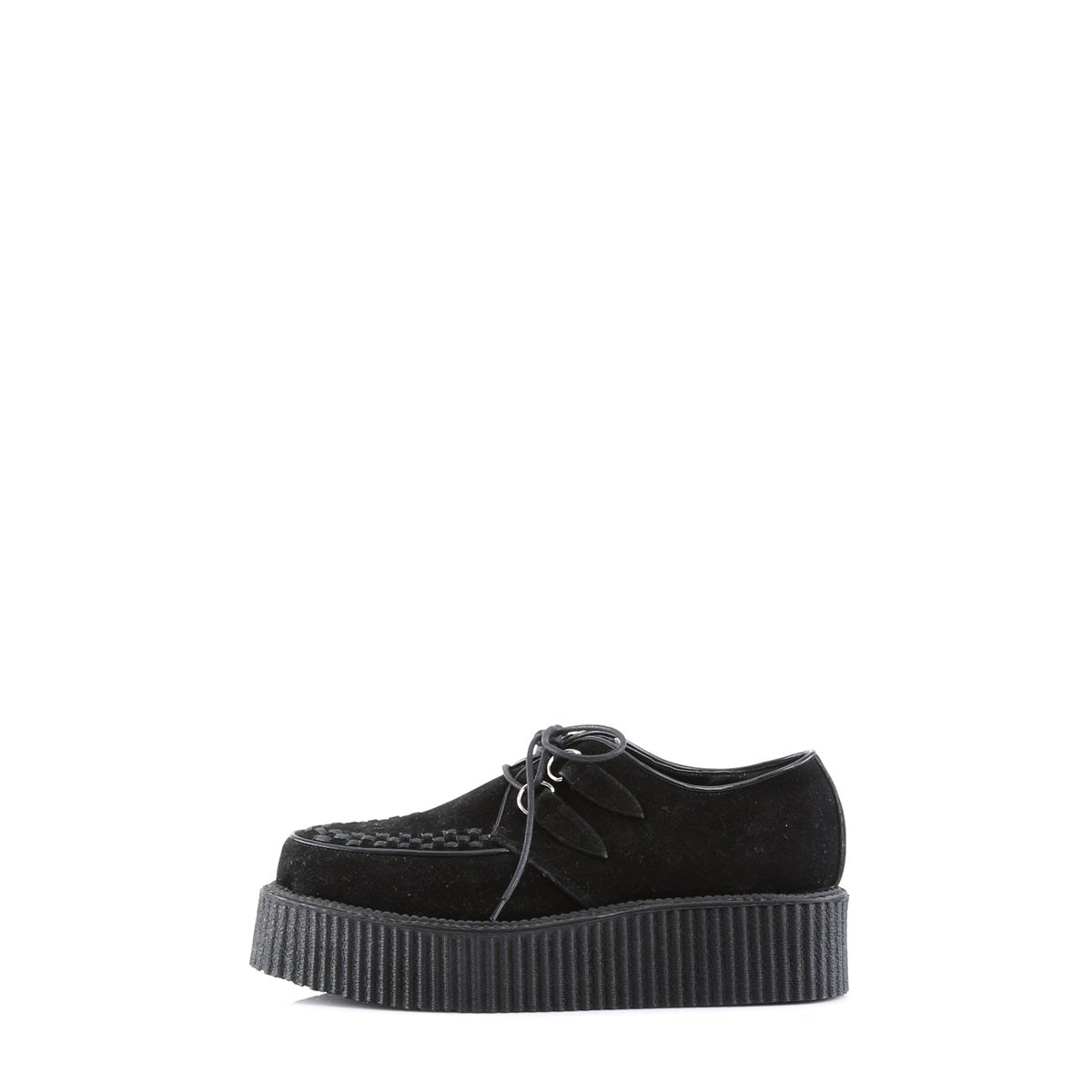 Zapatos Creepers Demonia V-CREEPER-502S Vegan Gamuza Hombre Negros | MX-4-DLC