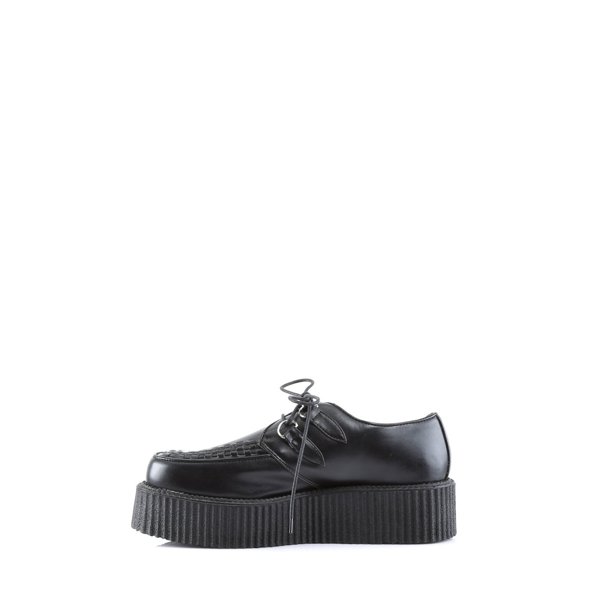 Zapatos Creepers Demonia V-CREEPER-502 Vegan Cuero Hombre Negros | MX-5-KDH