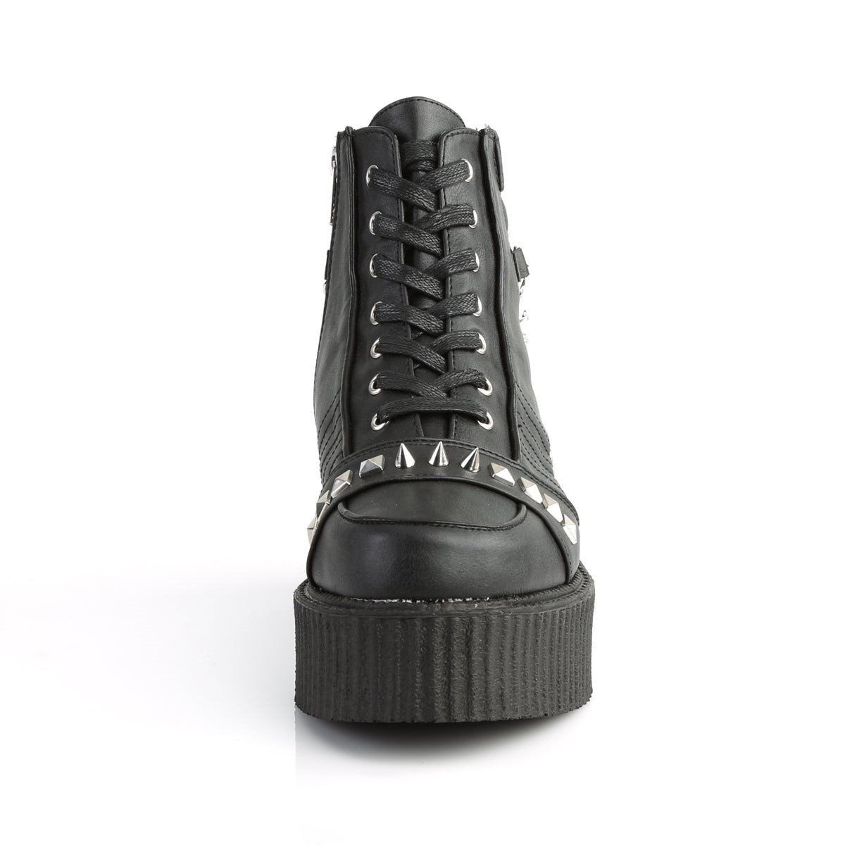 Zapatos Creepers Demonia V-CREEPER-565 Vegan Cuero Mujer Negros | MX-4-DFU