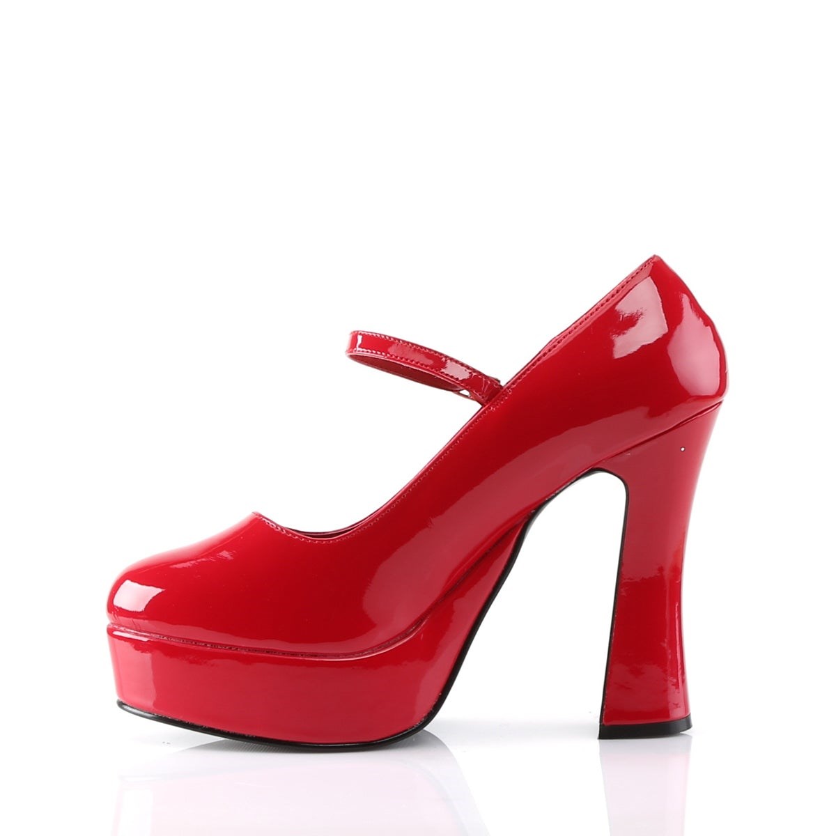 Zapatos De Tacon Demonia Dolly-50 Charol Mujer Rojos | MX-6-MEW