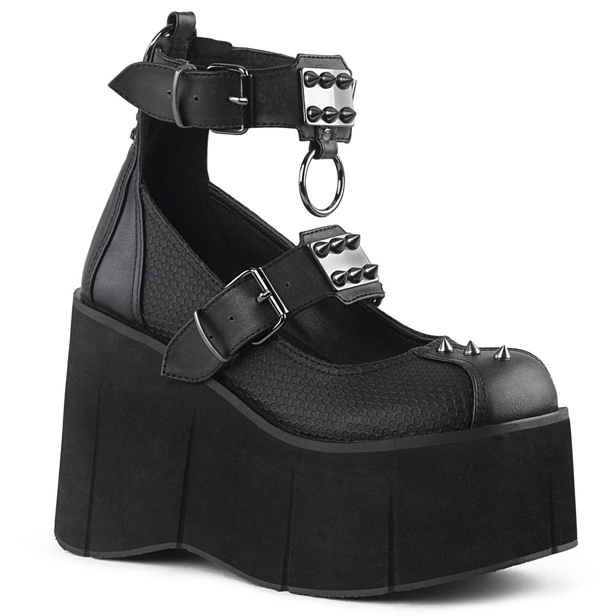 Zapatos Mary Jane Demonia Kera-12 Vegan Cuero Mujer Negros | MX-7-BCT