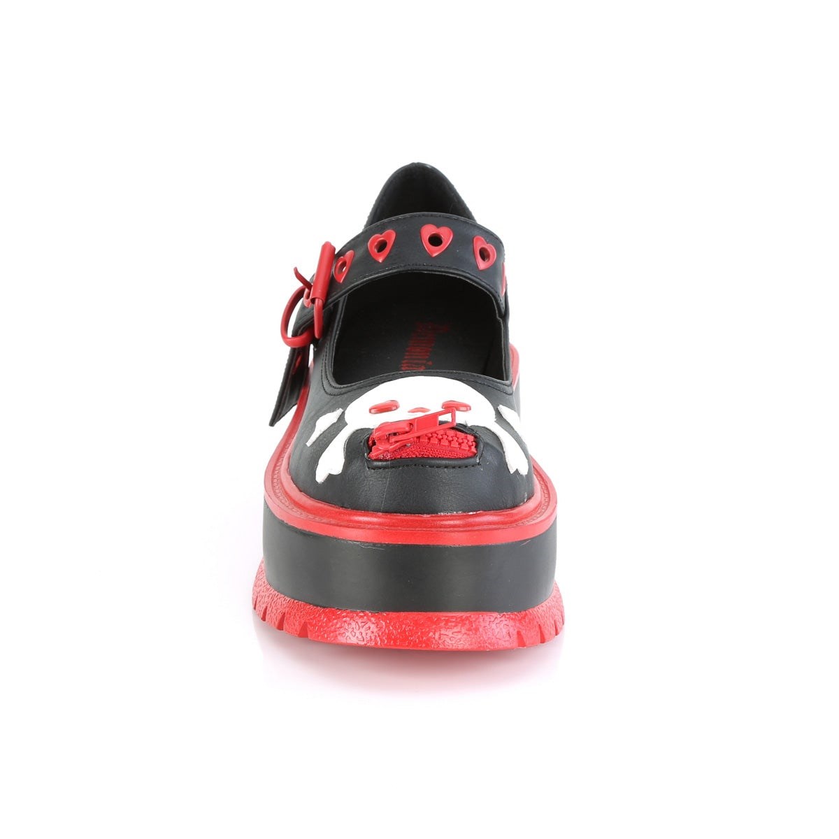 Zapatos Mary Jane Demonia Slacker-27 Vegan Cuero Mujer Negros | MX-0-DYS