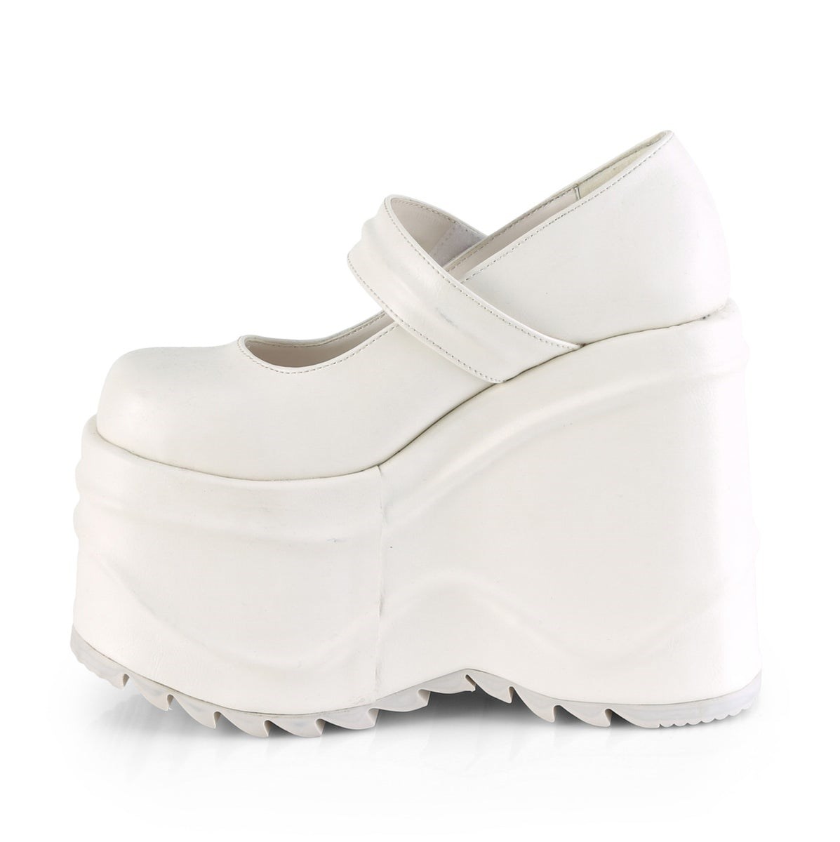 Zapatos Mary Jane Demonia Wave-32 Vegan Cuero Mujer Blancos | MX-4-YSW